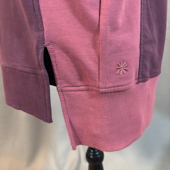 Athleta Colorblock Mockneck Medium Weight Oversized Pullover Size S - Picture 5 of 8
